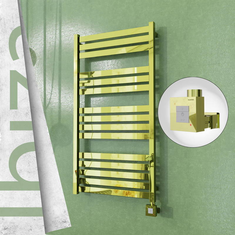 Ibiza Electric Towel Warmer 600x1165 Gold Ktx1 300 W