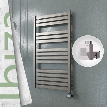 Radiva - Ibiza Elektrikli Havlupan 600x1165 Satine Polisaj (KTX1 Termostat) 600W