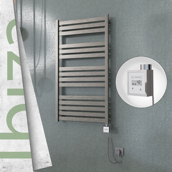 Radiva - Ibiza Elektrikli Havlupan 600x1165 Satine Polisaj (KTX3 Termostat) 600W Spiral Kablolu