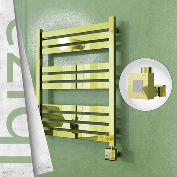 - Ibiza Electric Towel Warmer 600x780 Gold Ktx1 200 W  - Ibiza Electric Towel Warmer 600x780 Gold Ktx1 200 W