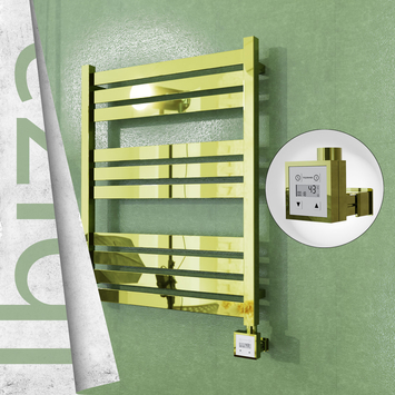 Radiva - Ibiza Elektrikli Havlupan 600x780 Altın (KTX3 Termostat) 300W