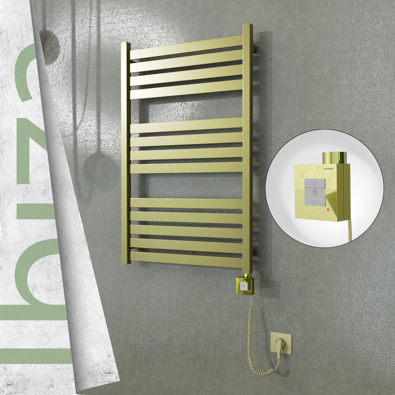 Ibiza Electric Towel Warmer 600x960 Satine Finish Ktx1 300 W (Spiral Cable)