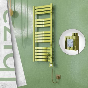 - IBIZA Elektrikli Paslanmaz Çelik Havlupan 400x1165 Altın (KTX4 Termostat) 300W Spiral Kablolu  - IBIZA Elektrikli Paslanmaz Çelik Havlupan 400x1165 Altın (KTX4 Termostat) 300W Spiral Kablolu