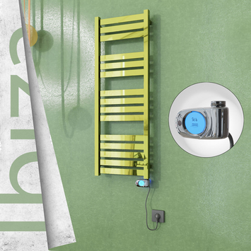 - IBIZA Elektrikli Paslanmaz Çelik Havlupan 400x1165 Altın (Musa Termostat) 300W  - IBIZA Elektrikli Paslanmaz Çelik Havlupan 400x1165 Altın (Musa Termostat) 300W