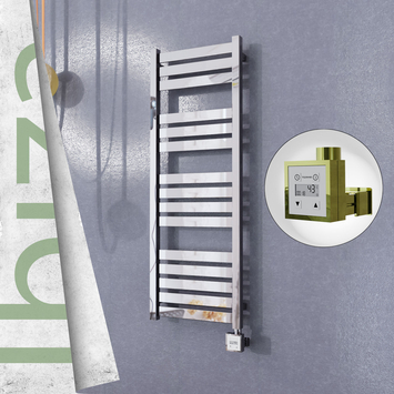 Radiva - Ibiza Elektrikli Paslanmaz Çelik Havlupan 400x1165 Ayna Polisaj (KTX3 Termostat) 300W