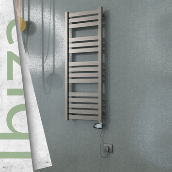 Radiva - Ibiza Elektrikli Paslanmaz Çelik Havlupan 400x1165 Satine Altın (Thesis Termostat) 300W