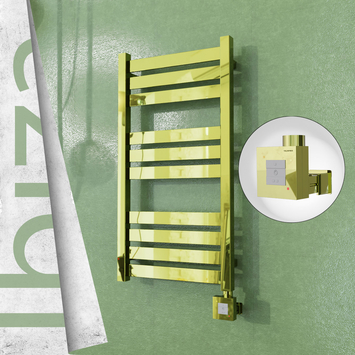  - IBIZA Elektrikli Paslanmaz Çelik Havlupan 400x780 Altın (KTX1 Termostat) 200W