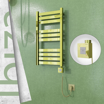  - IBIZA Elektrikli Paslanmaz Çelik Havlupan 400x780 Altın (KTX1 Termostat) 200W Spiral Kablolu