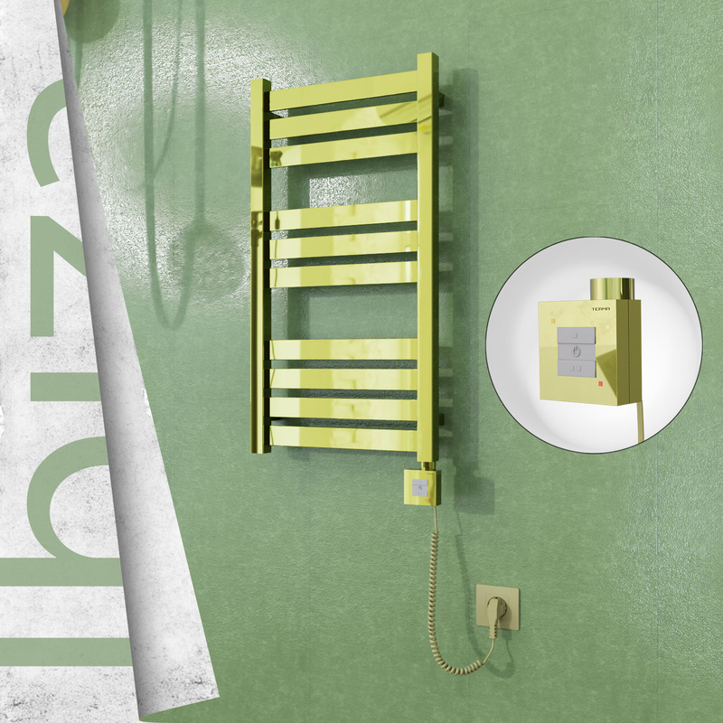 IBIZA Elektrikli Paslanmaz Çelik Havlupan 400x780 Altın (KTX1 Termostat) 200W Spiral Kablolu