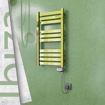  - IBIZA Elektrikli Paslanmaz Çelik Havlupan 400x780 Altın (Thesis Termostat) 200W