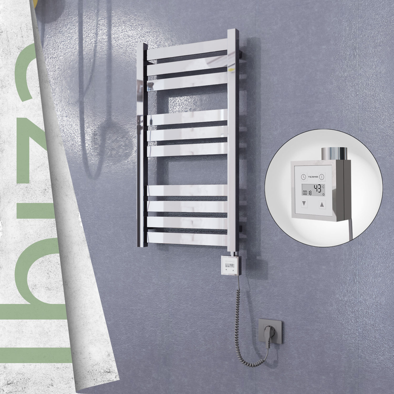 IBIZA Elektrikli Paslanmaz Çelik Havlupan 400x780 Ayna Polisaj (KTX3 Termostat) 200W Spiral Kablolu