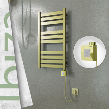 Radiva - Ibiza Elektrikli Paslanmaz Çelik Havlupan 400x780 Satin Polisaj (KTX1 Termostat) 200W Spiral Kablolu