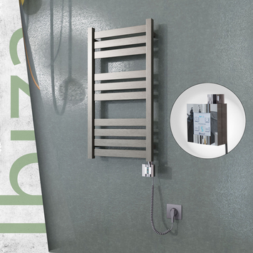 Radiva - Ibiza Elektrikli Paslanmaz Çelik Havlupan 400x780 Satin Polisaj (KTX4 Termostat) 200W Spiral Kablolu