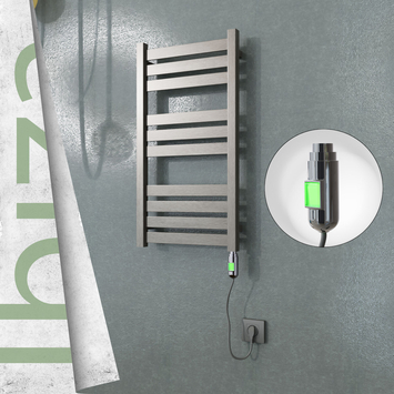 Radiva - Ibiza Elektrikli Paslanmaz Çelik Havlupan 400x780 Satin Polisaj (On/Off Düğmeli) 200W