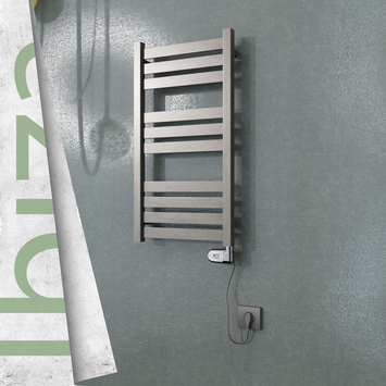  - IBIZA Elektrikli Paslanmaz Çelik Havlupan 400x780 Satine Altın (Thesis Termostat) 200W