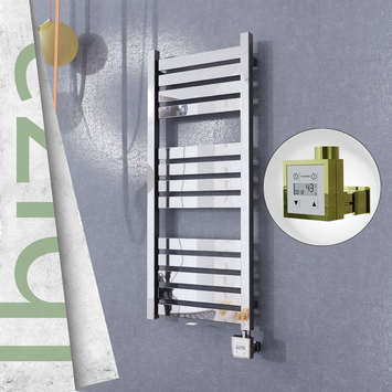 Radiva - Ibiza Elektrikli Paslanmaz Çelik Havlupan 400x960 Ayna Polisaj (KTX3 Termostat) 300W