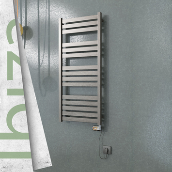 Radiva - Ibiza Elektrikli Paslanmaz Çelik Havlupan 500x1165 Satine Altın (Thesis Termostat) 300W