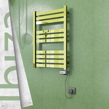  - IBIZA Elektrikli Paslanmaz Çelik Havlupan 500x780 Altın (Thesis Termostat) 300W