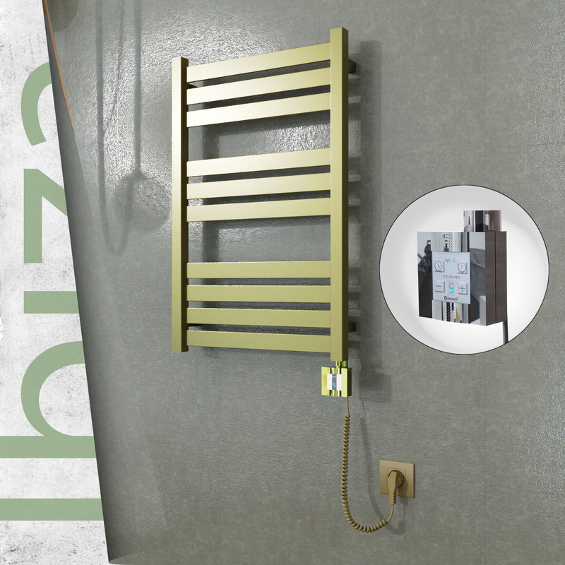 IBIZA Elektrikli Paslanmaz Çelik Havlupan 500x780 Satine Altın (KTX4 Termostat) 300W Spiral Kablolu IBIZA Elektrikli Paslanmaz Çelik Havlupan 500x780 Satine Altın (KTX4 Termostat) 300W Spiral Kablolu