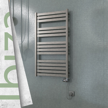 Radiva - Ibiza Elektrikli Paslanmaz Çelik Havlupan 600x1165 Satine Altın (Thesis Termostat) 600W