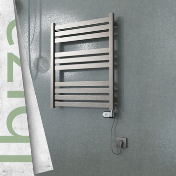 Radiva - Ibiza Elektrikli Paslanmaz Çelik Havlupan 600x780 Satine Altın (Thesis Termostat) 300W