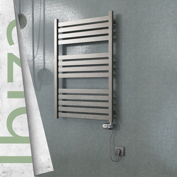 Radiva - Ibiza Elektrikli Paslanmaz Çelik Havlupan 600x960 Satine Altın (Thesis Termostat) 300W