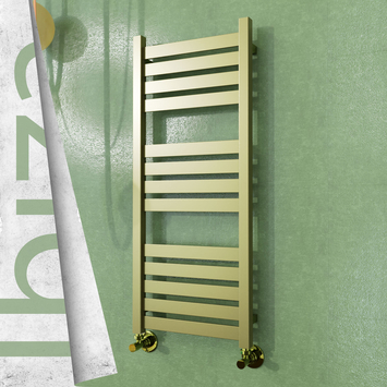  - IBIZA Paslanmaz Çelik Havlupan 400x960 Satine Altın