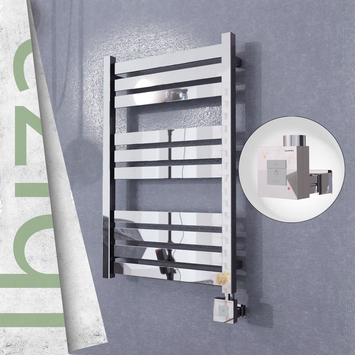Radiva - Ibiza Paslanmaz Çelik Havlupan 500x780 Ayna Polisaj (KTX1 Termostat) 300W