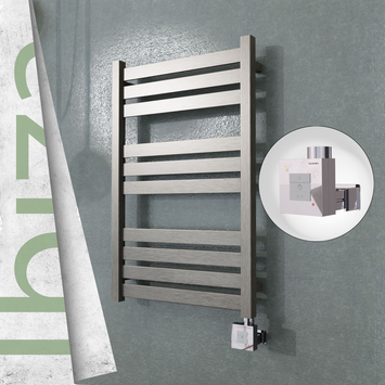 Radiva - Ibiza Paslanmaz Çelik Havlupan 500x780 Satin Polisaj (KTX1 Termostat) 300W