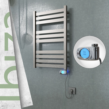 Radiva - Ibiza Paslanmaz Çelik Havlupan 500x780 Satin Polisaj (Musa Termostat) 300W