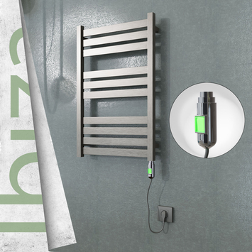 Radiva - Ibiza Paslanmaz Çelik Havlupan 500x780 Satin Polisaj (On/Off Düğmeli) 300W