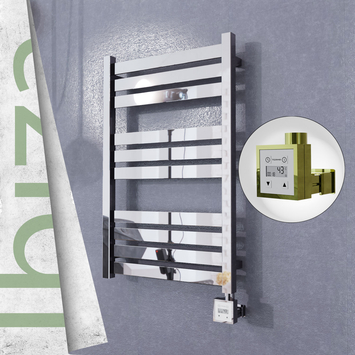 Radiva - Ibiza Sèche Serviettes Electrique 500x780 Finition de polissage Ktx3 200 W