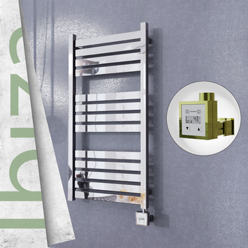 Radiva - Ibiza Sèche Serviettes Electrique 500x960 Finition de polissage Ktx3 300 W