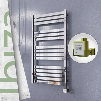 Radiva - Ibiza Sèche Serviettes Electrique 600x1165 Finition de polissage Ktx3 600 Watt