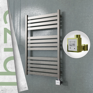 Radiva - Ibiza Sèche Serviettes Electrique 600x960 Finition peinture satiné Ktx3 300 W