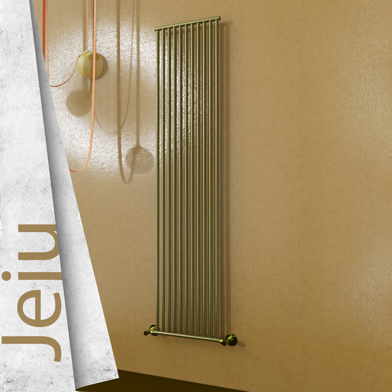 Jeju Decorative Towel Warmer 400x1800 (Stainless Steel) Gold