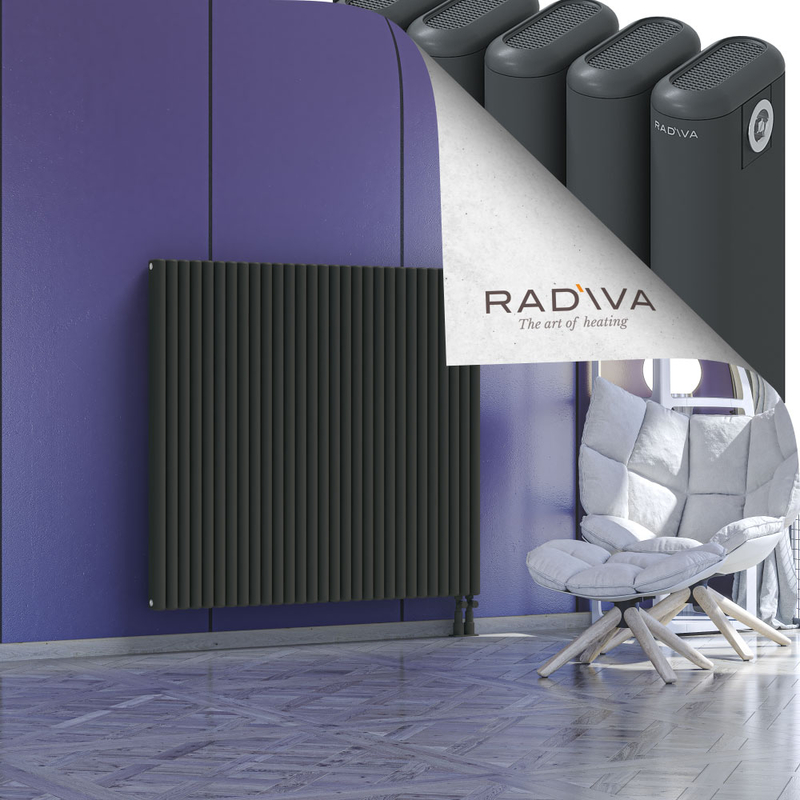 Kotto Aluminium Radiator 1200x1301 Dark Anthracite