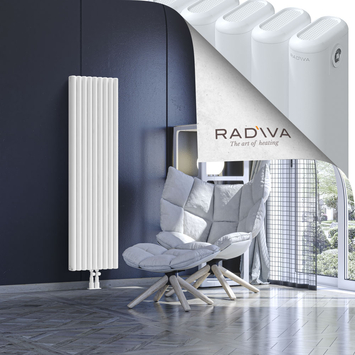 Kotto Aluminium Radiator 1500x401 White - Thumbnail