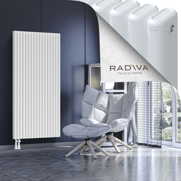 Kotto Aluminium Radiator 1600x761 White - Thumbnail