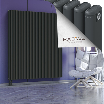 Kotto Aluminium Radiator 1800x1616 Dark Anthracite - Thumbnail