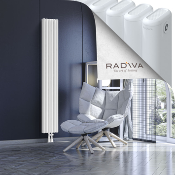 Kotto Aluminium Radiator 1800x266 White - Thumbnail