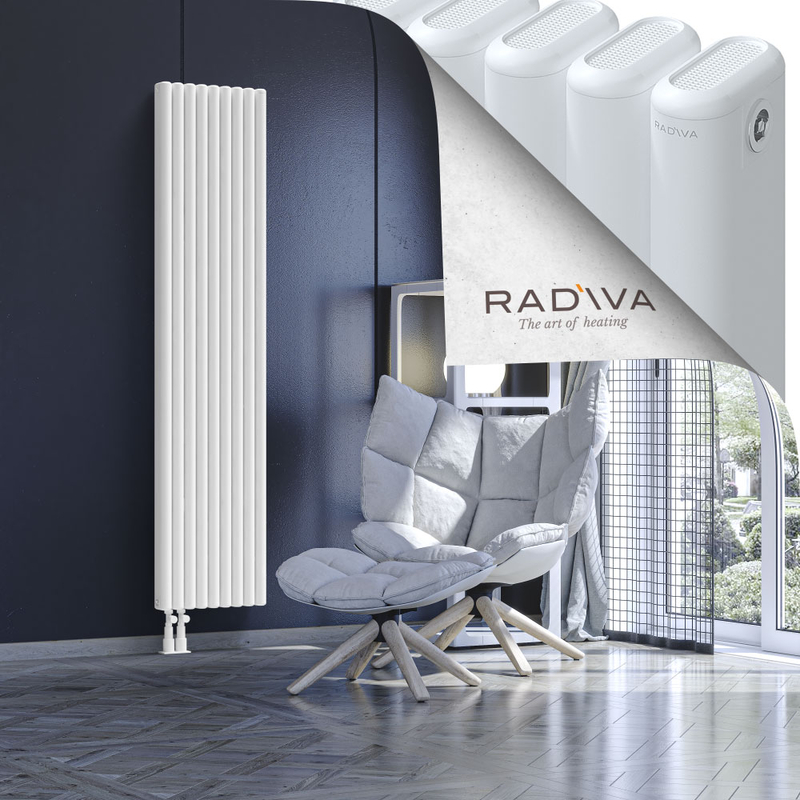 Kotto Aluminium Radiator 1800x401 White