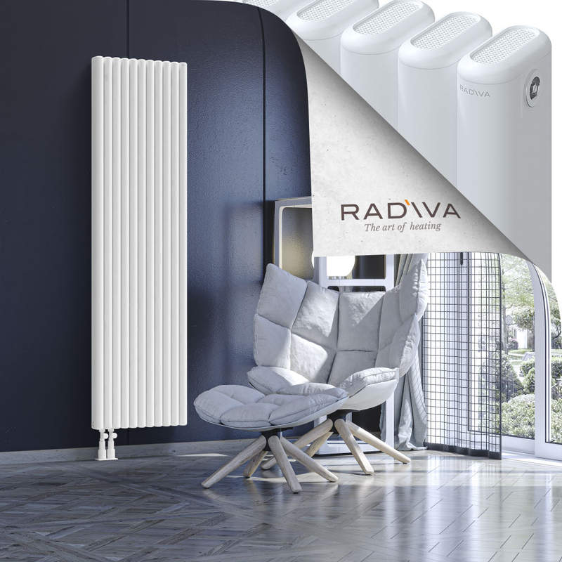 Kotto Aluminium Radiator 1800x491 White