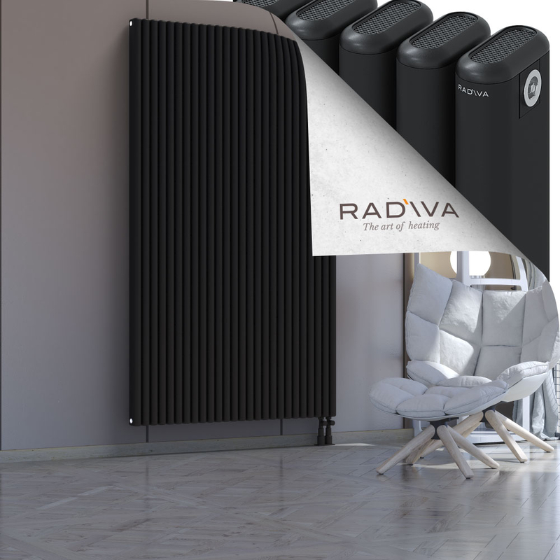 Kotto Aluminium Radiator 2000x1166 Black