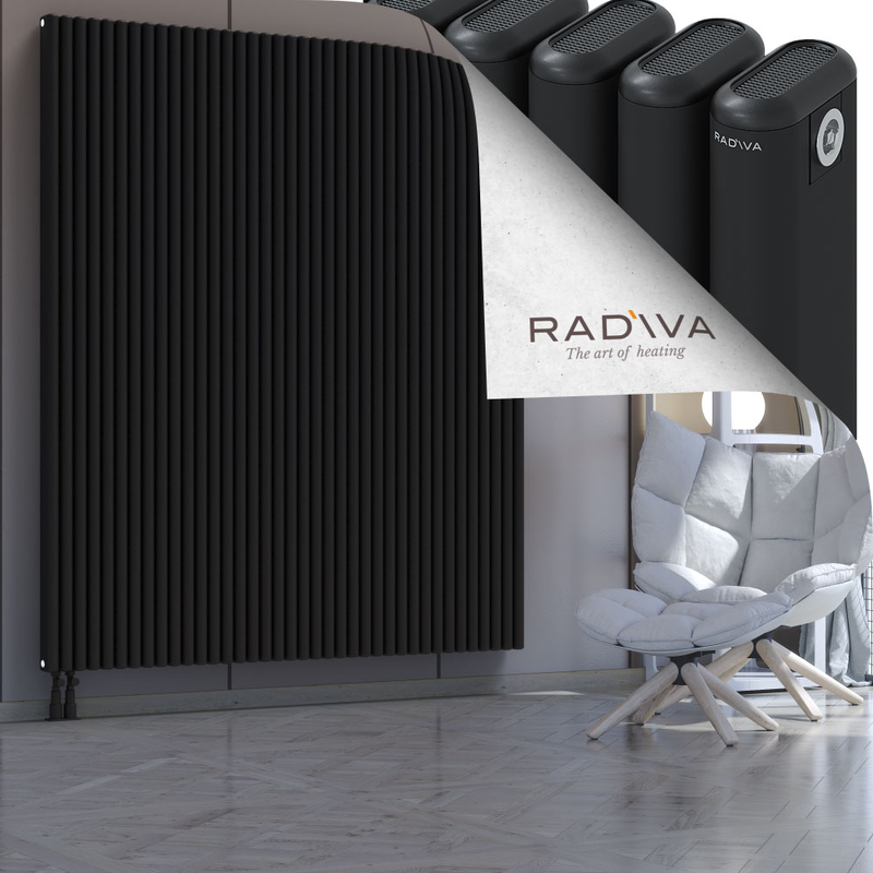 Kotto Aluminium Radiator 2000x1706 Black