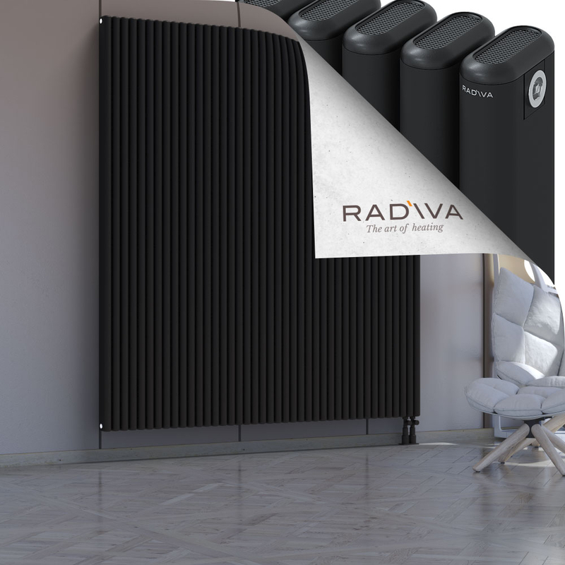 Kotto Aluminium Radiator 2000x1841 Black