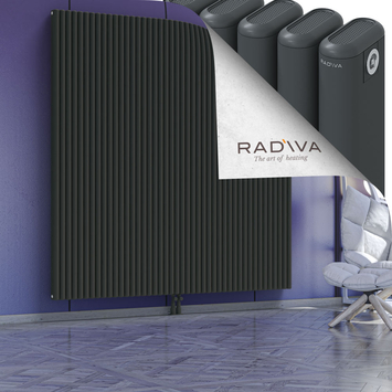 Kotto Aluminium Radiator 2000x1976 Dark Anthracite - Thumbnail