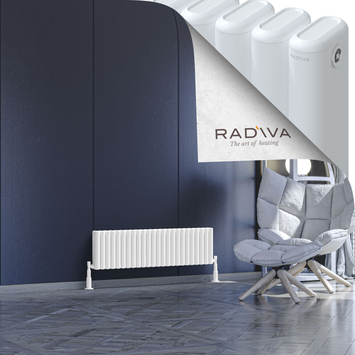 Kotto Aluminium Radiator 300x1076 White - Thumbnail
