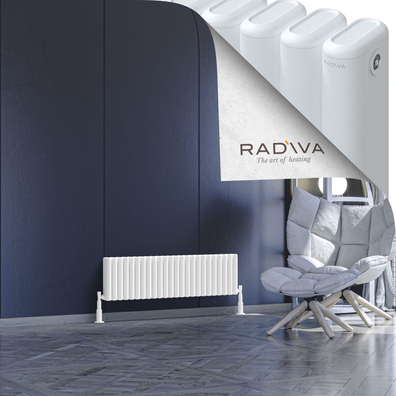 Kotto Aluminium Radiator 300x1076 White