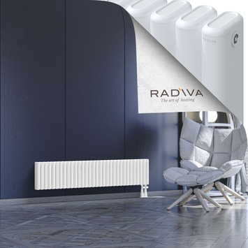 Kotto Aluminium Radiator 300x1436 White - Thumbnail
